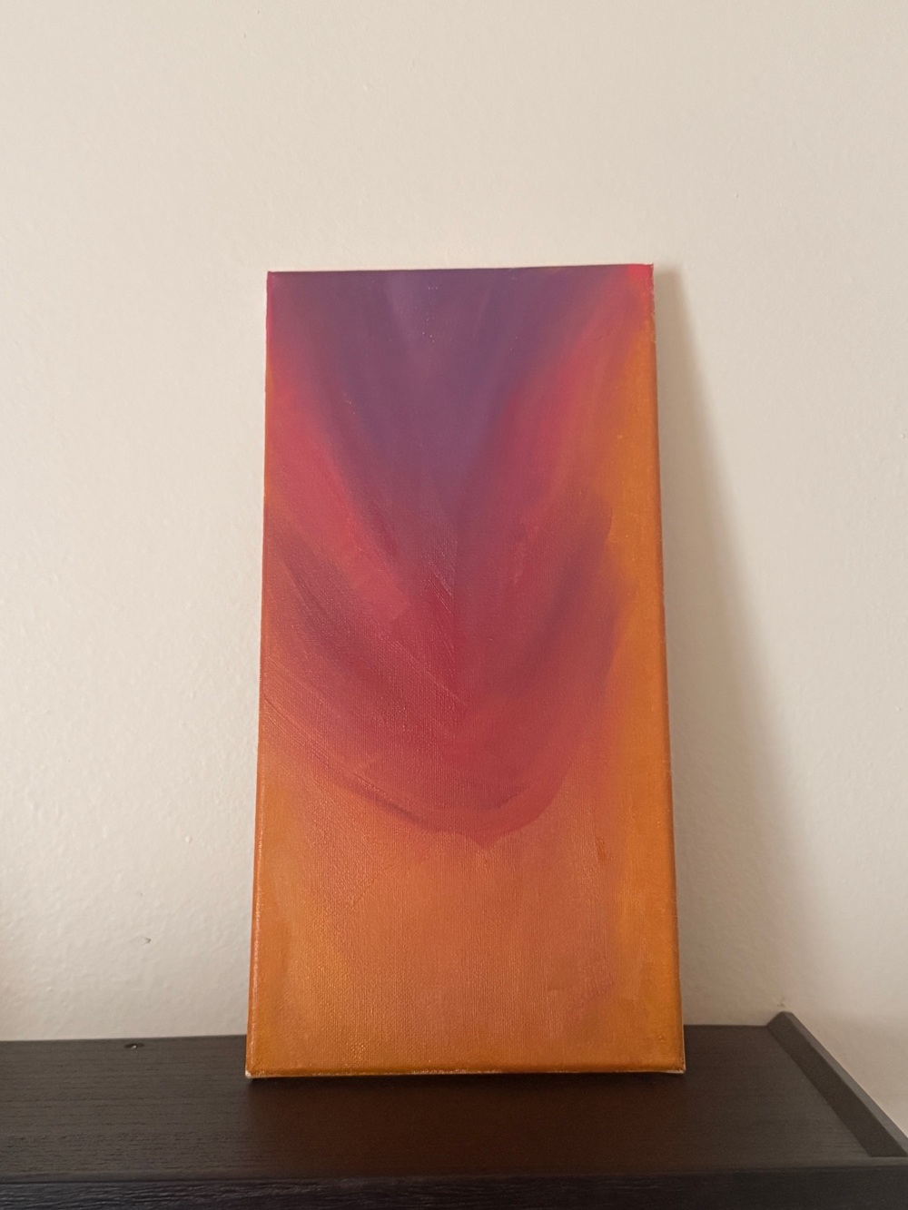Handcrafted “Devil in Plain Sight” Abstract Oil Painting